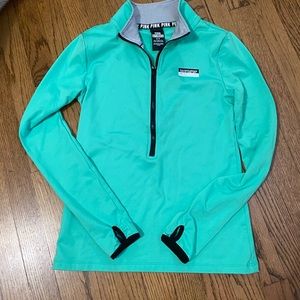 PINK green sports top